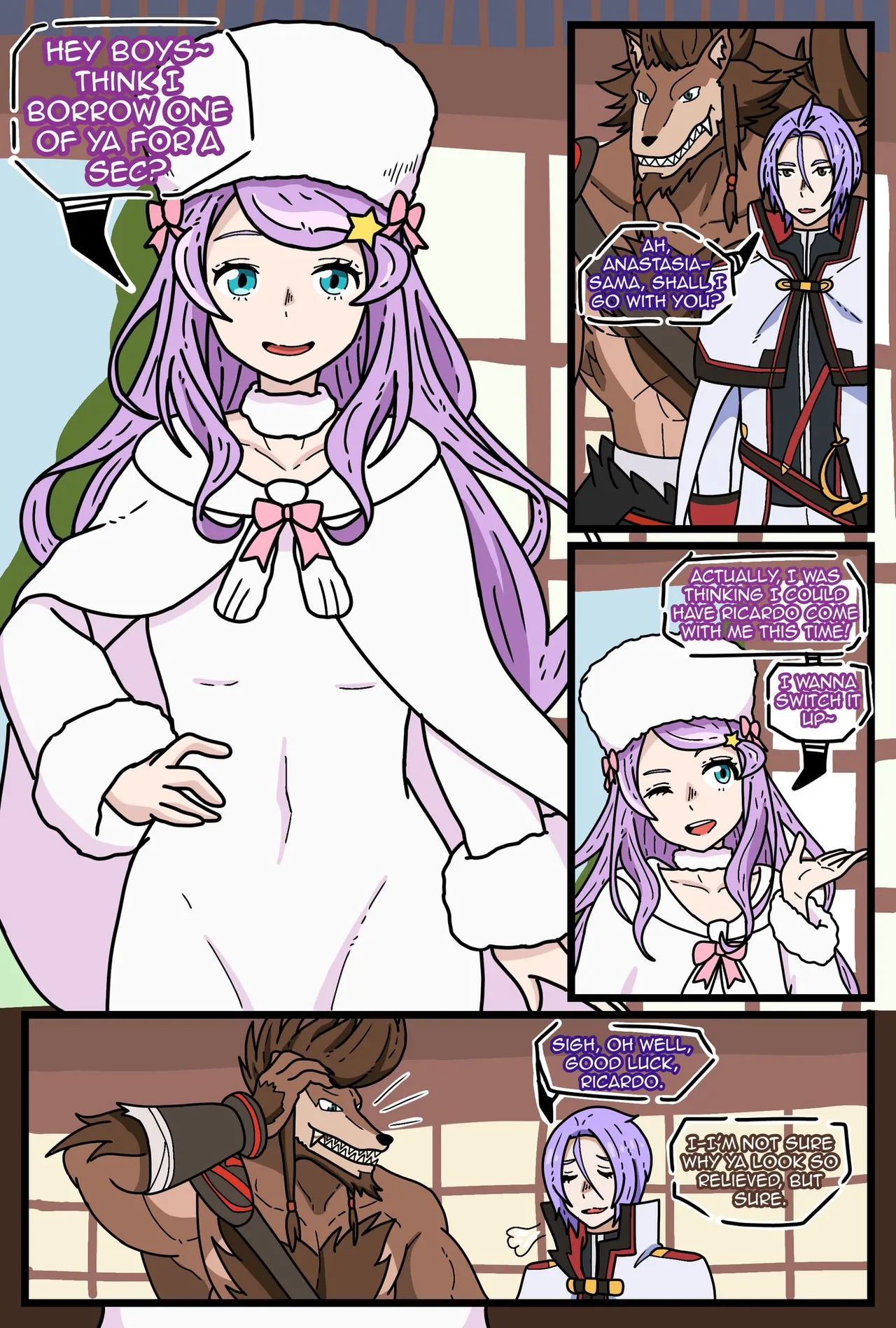 Anastasia’s Day Off with Ricardo page 1 full