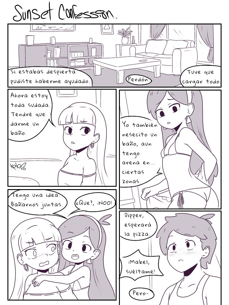 Kalipo's Gravity Fall comic page 10 full