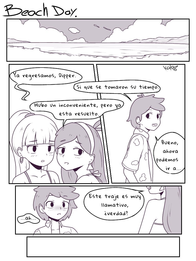 Kalipo's Gravity Fall comic page 3 full