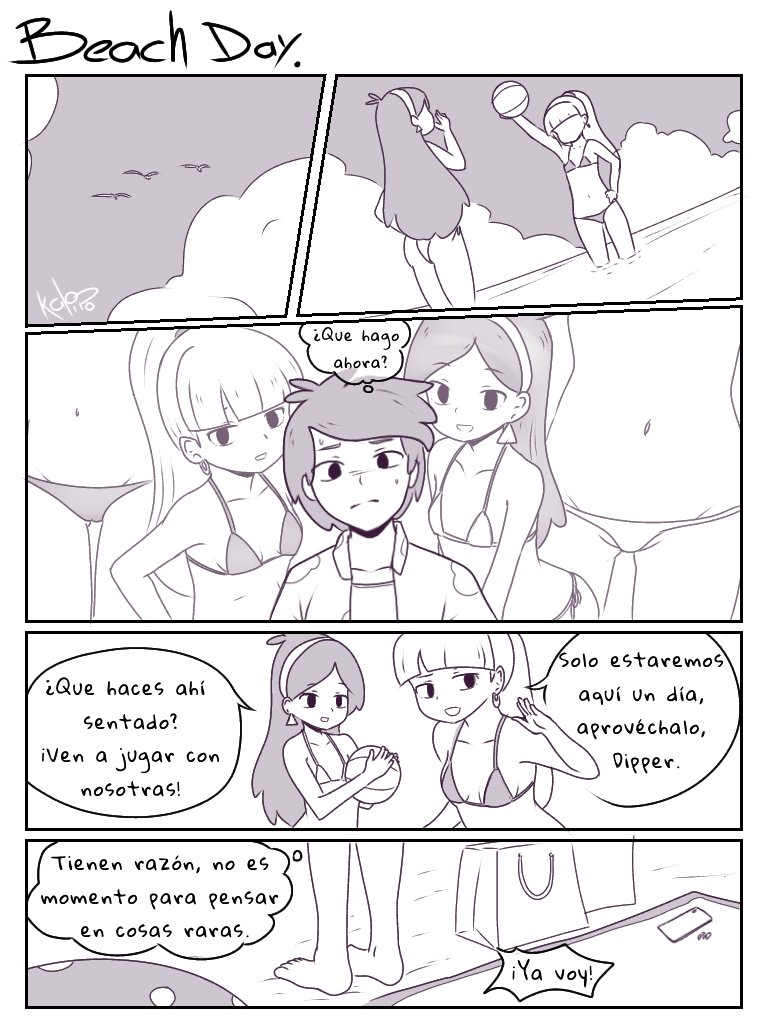 Kalipo's Gravity Fall comic page 5 full