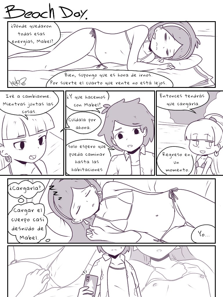 Kalipo's Gravity Fall comic page 7 full