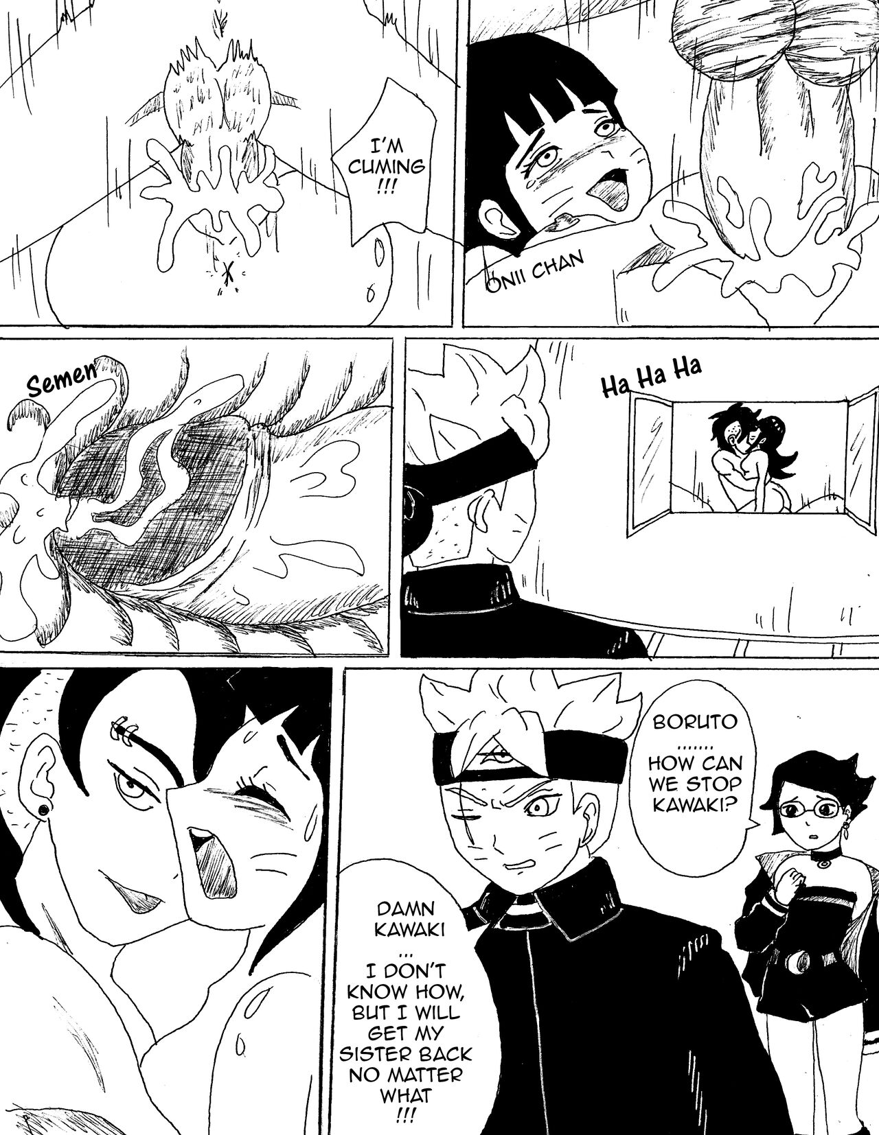 Himawari Uzumaki x Kawaki page 4 full
