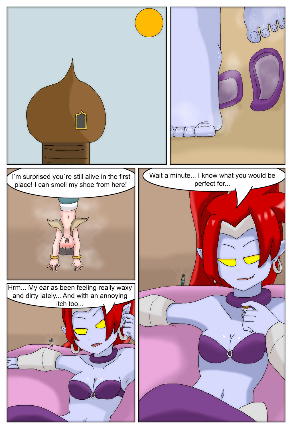 A Slave to a NegaGiantess page 4 full