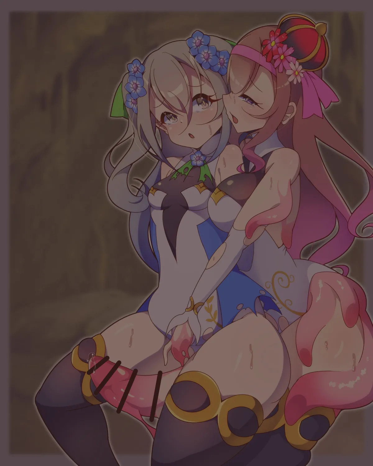 花聖騎士アミリア融合ふたなりスライム化 page 8 full