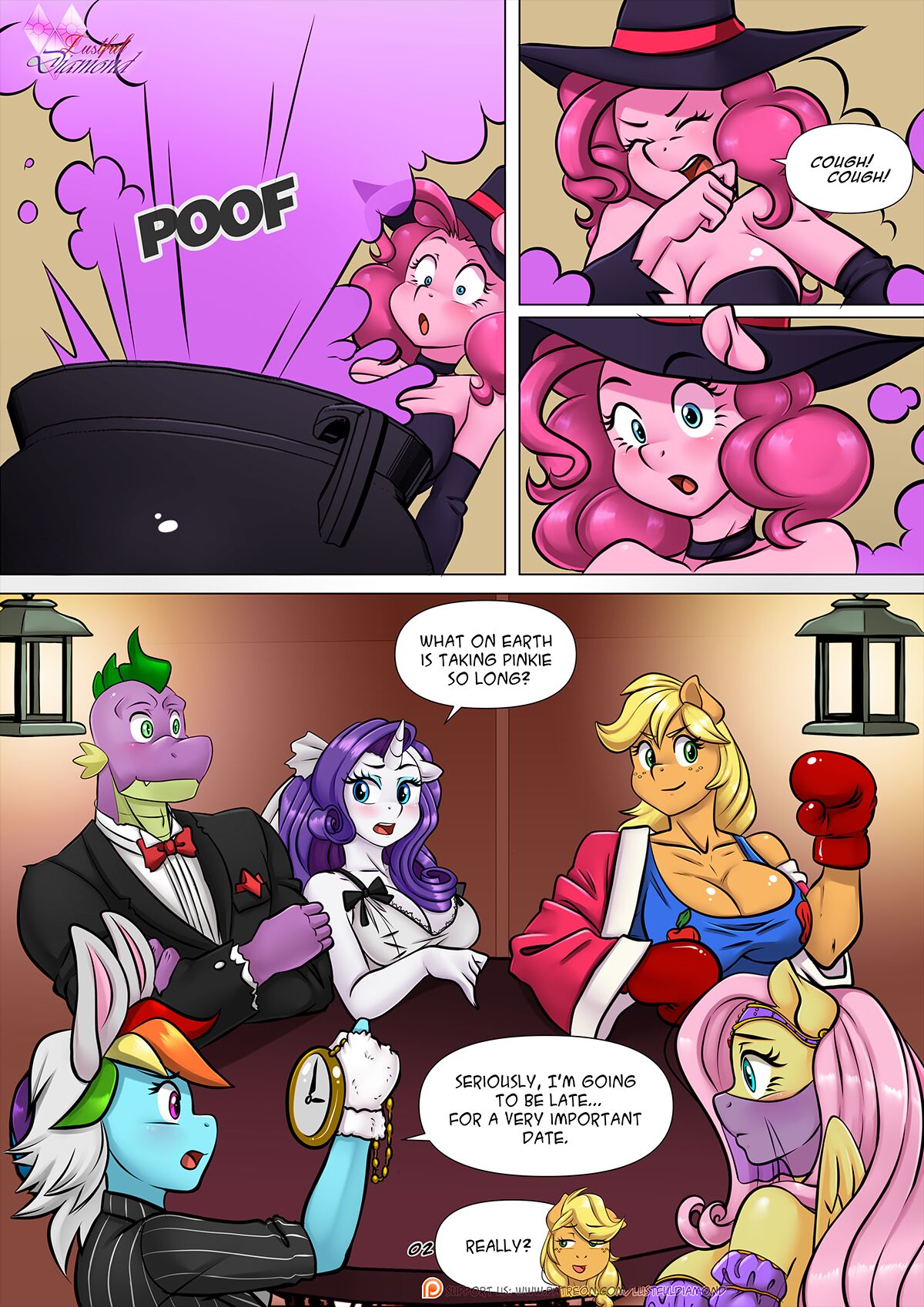 Lustful Diamond : Night of the Living Sex page 3 full