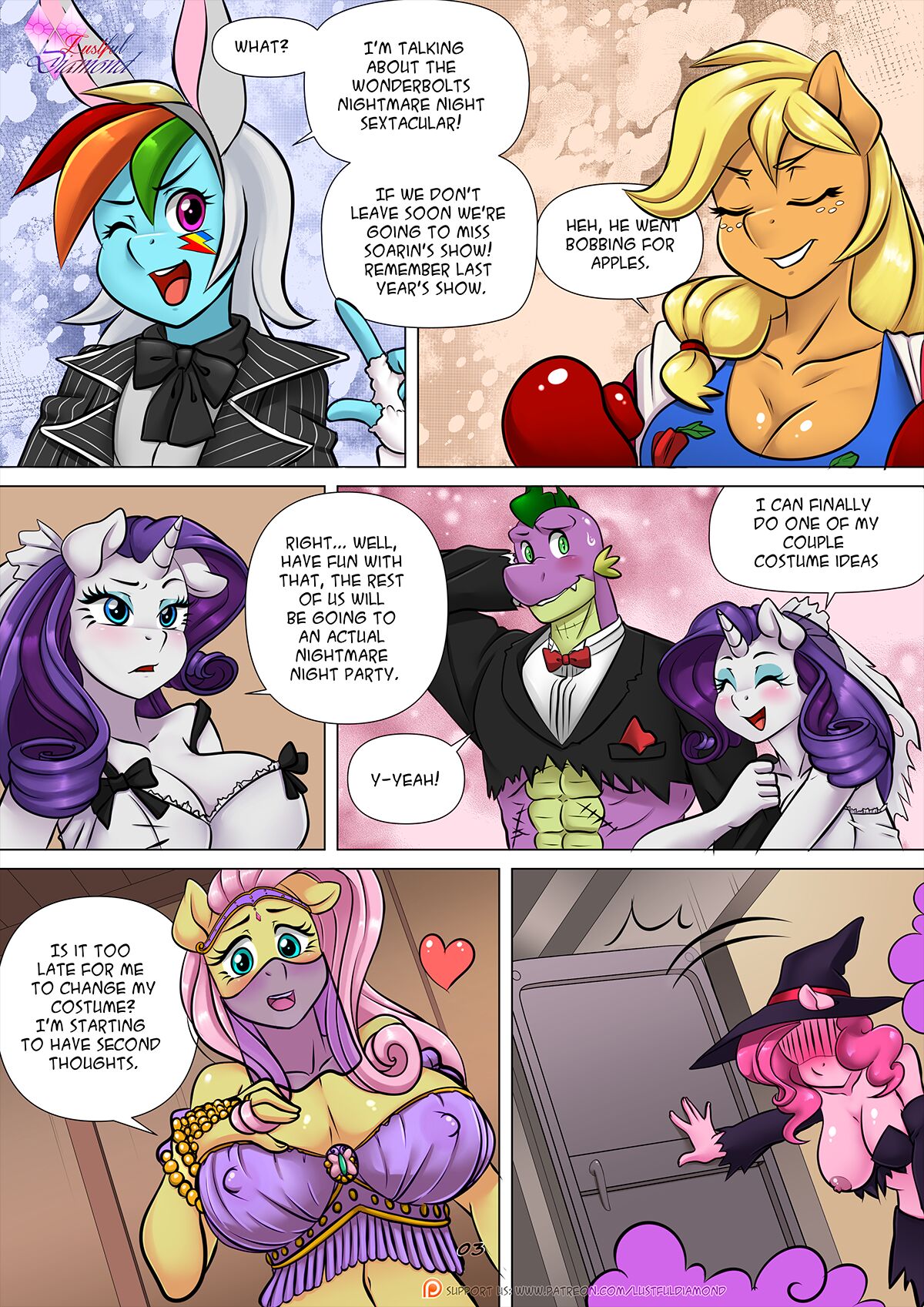 Lustful Diamond : Night of the Living Sex page 4 full
