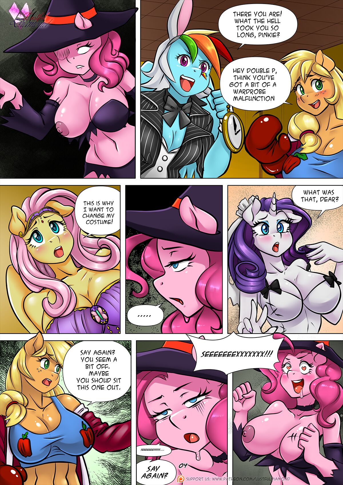 Lustful Diamond : Night of the Living Sex page 5 full