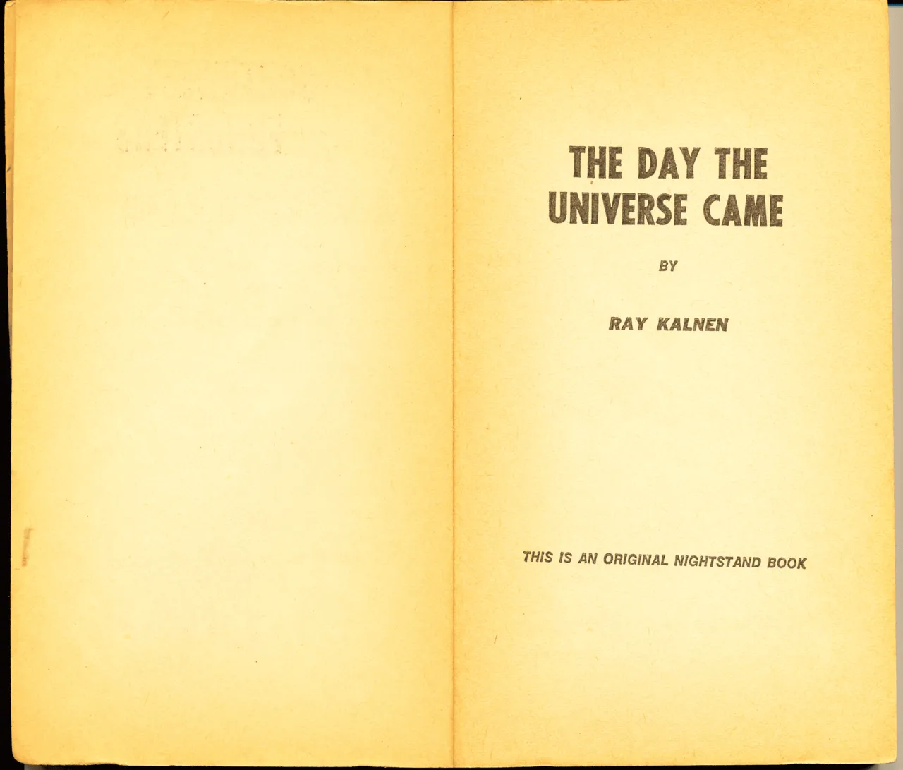 The Day the Universe Came page 3 full