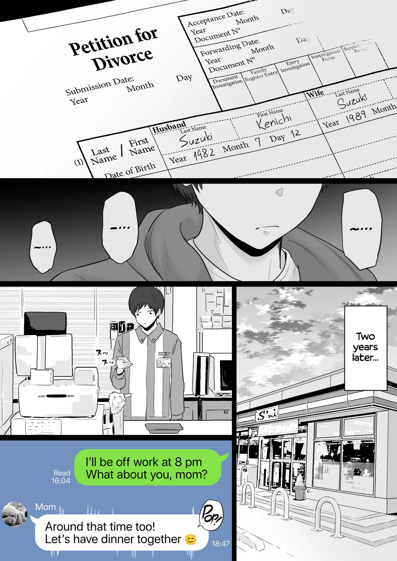 Houkai Kazoku -Hahaoya ga Yakuza to no Sex ni Hamatta Hanashi- | Broken Family - A Story About a Mother Who Became Addicted to Sex With a Yakuza page 6 full