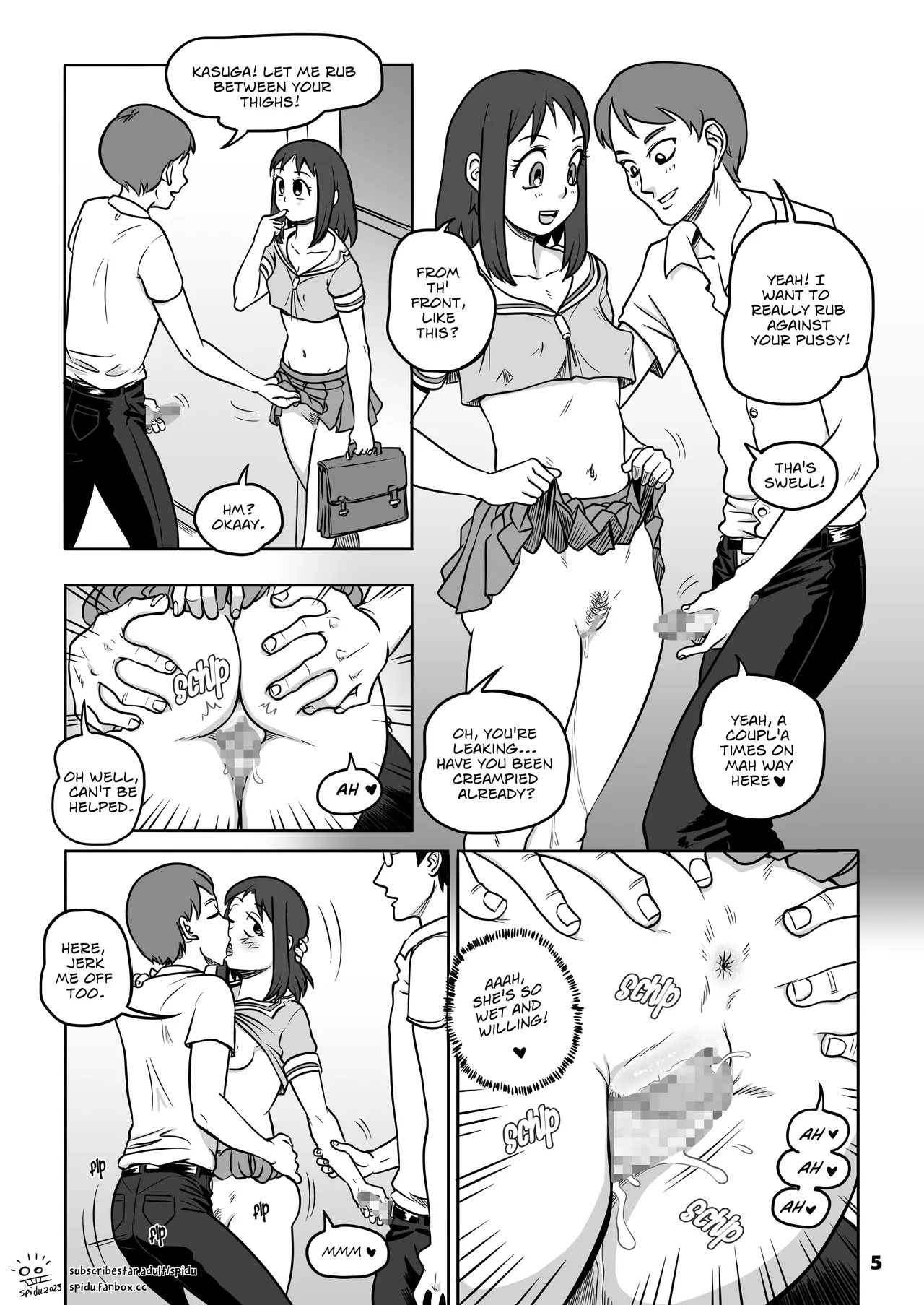 Azumanga Daionahole page 6 full