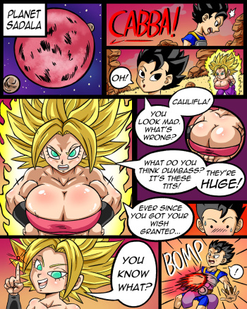Caulifla x Cabba minicomic cover