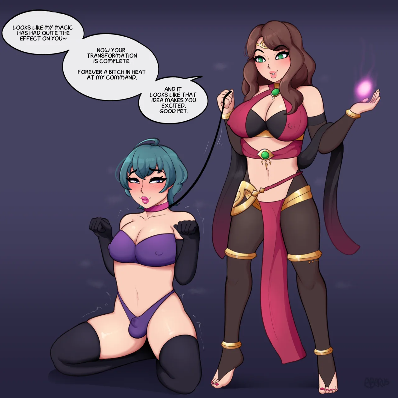 Byleth under Dorothea's spell page 1 full