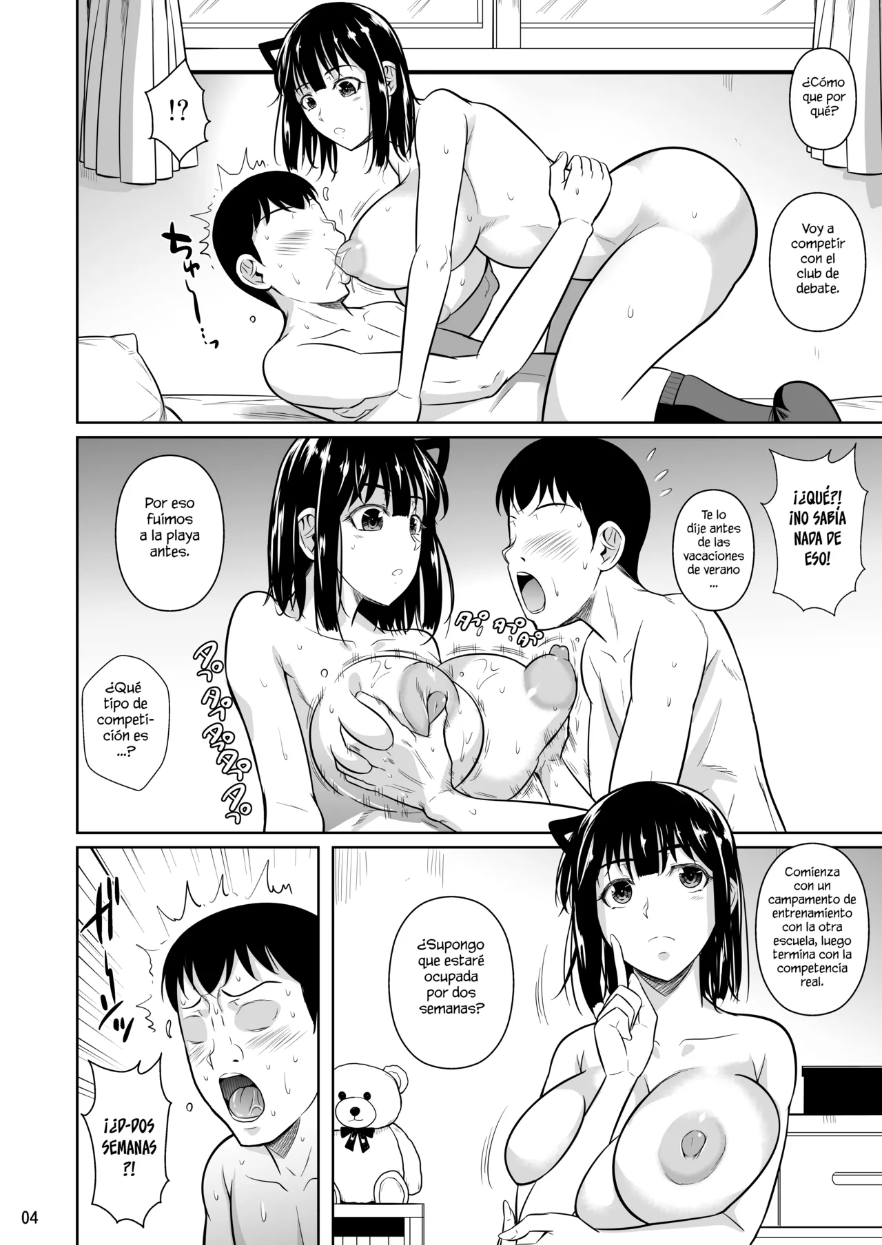 Bocchi no Mob 4 Yari Hajime no Yuutousei ga Nishuukan Kinyoku no Ue Benronchuu ni Sex suru Hanashi | La historia de un mafioso erótico que se folla a su novia estudiante de honor tras dos semanas de abstinencia 4 page 5 full