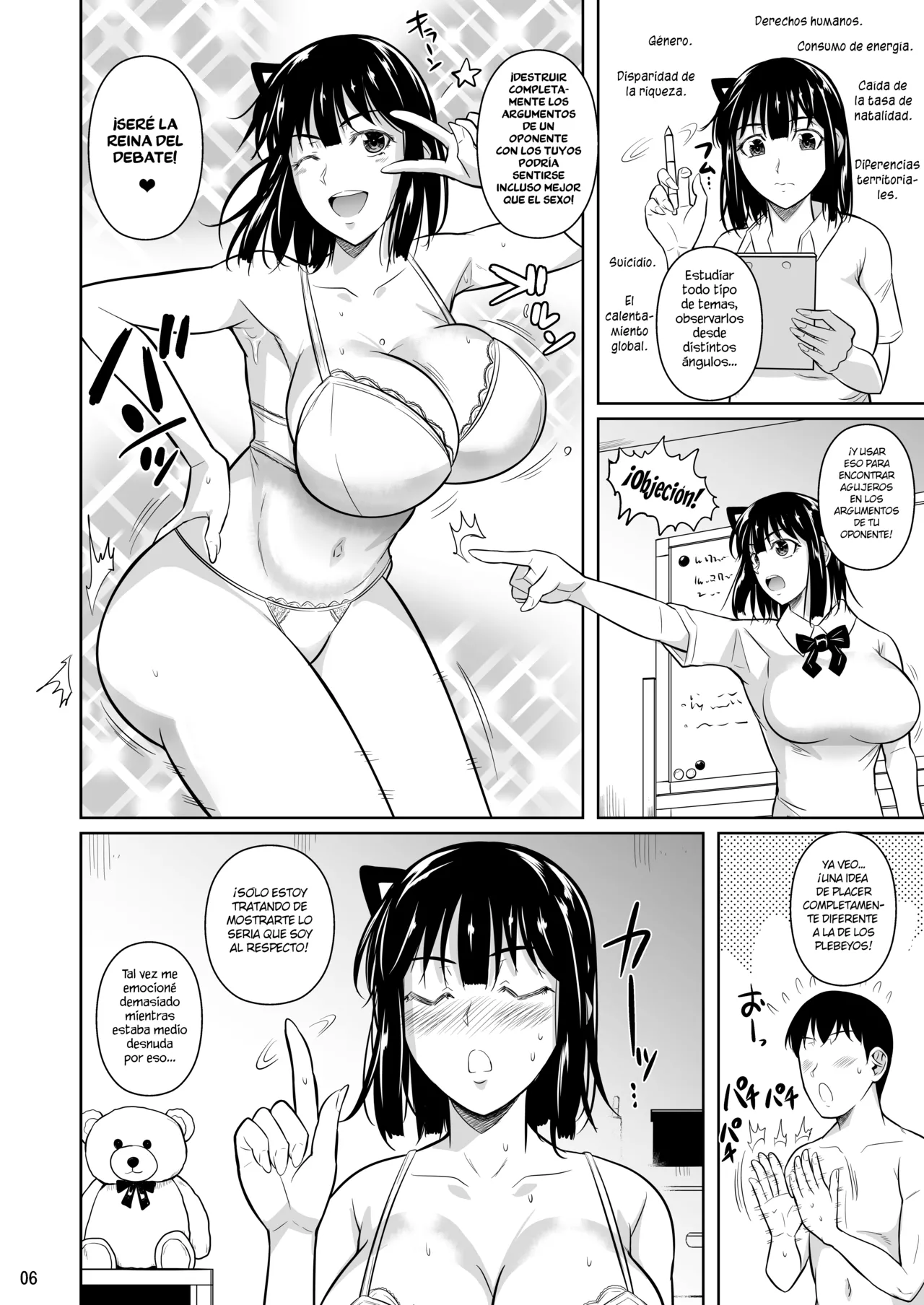 Bocchi no Mob 4 Yari Hajime no Yuutousei ga Nishuukan Kinyoku no Ue Benronchuu ni Sex suru Hanashi | La historia de un mafioso erótico que se folla a su novia estudiante de honor tras dos semanas de abstinencia 4 page 7 full
