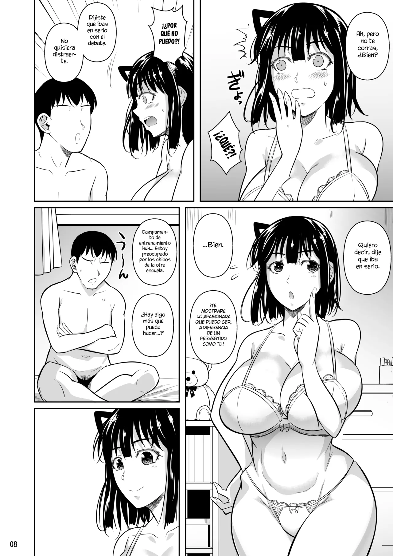 Bocchi no Mob 4 Yari Hajime no Yuutousei ga Nishuukan Kinyoku no Ue Benronchuu ni Sex suru Hanashi | La historia de un mafioso erótico que se folla a su novia estudiante de honor tras dos semanas de abstinencia 4 page 9 full