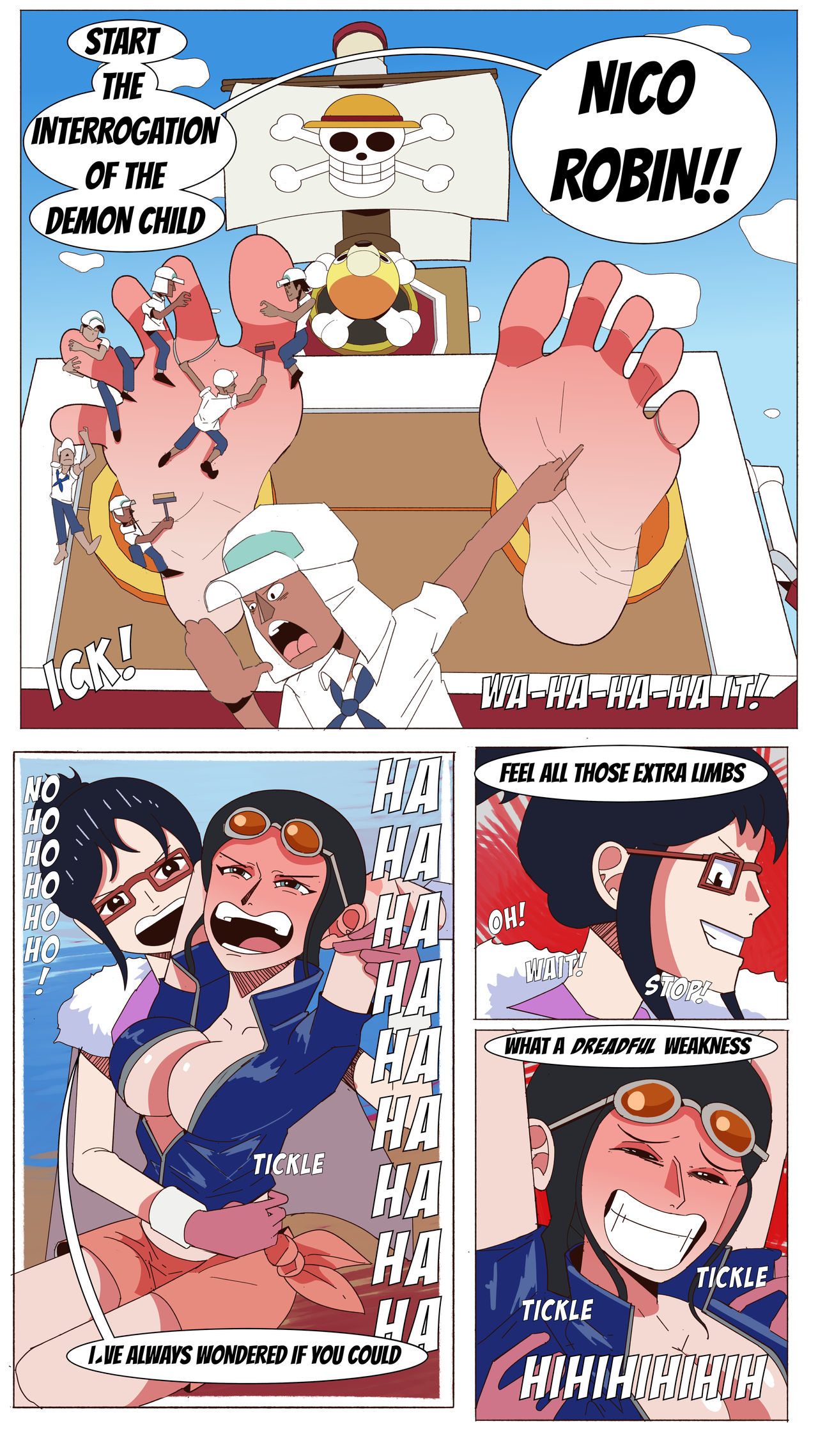 NICO ROBIN TICKLED page 2 full