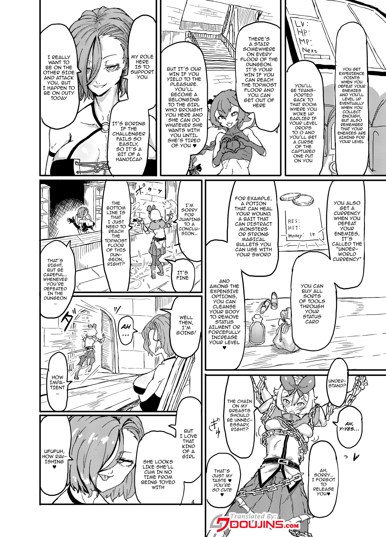 Futanari Mahou Shoujo Sword Lily in Inma Dungeon /  Futanari Magical Girl Sword Lily in The Succubus Dungeon page 5 full