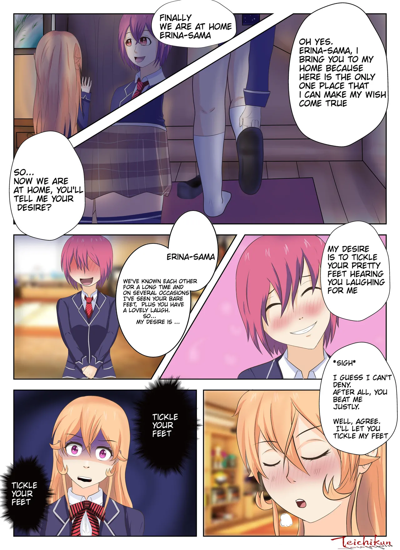 KandenRem - Shougeki no soma Tickle comic page 3 full