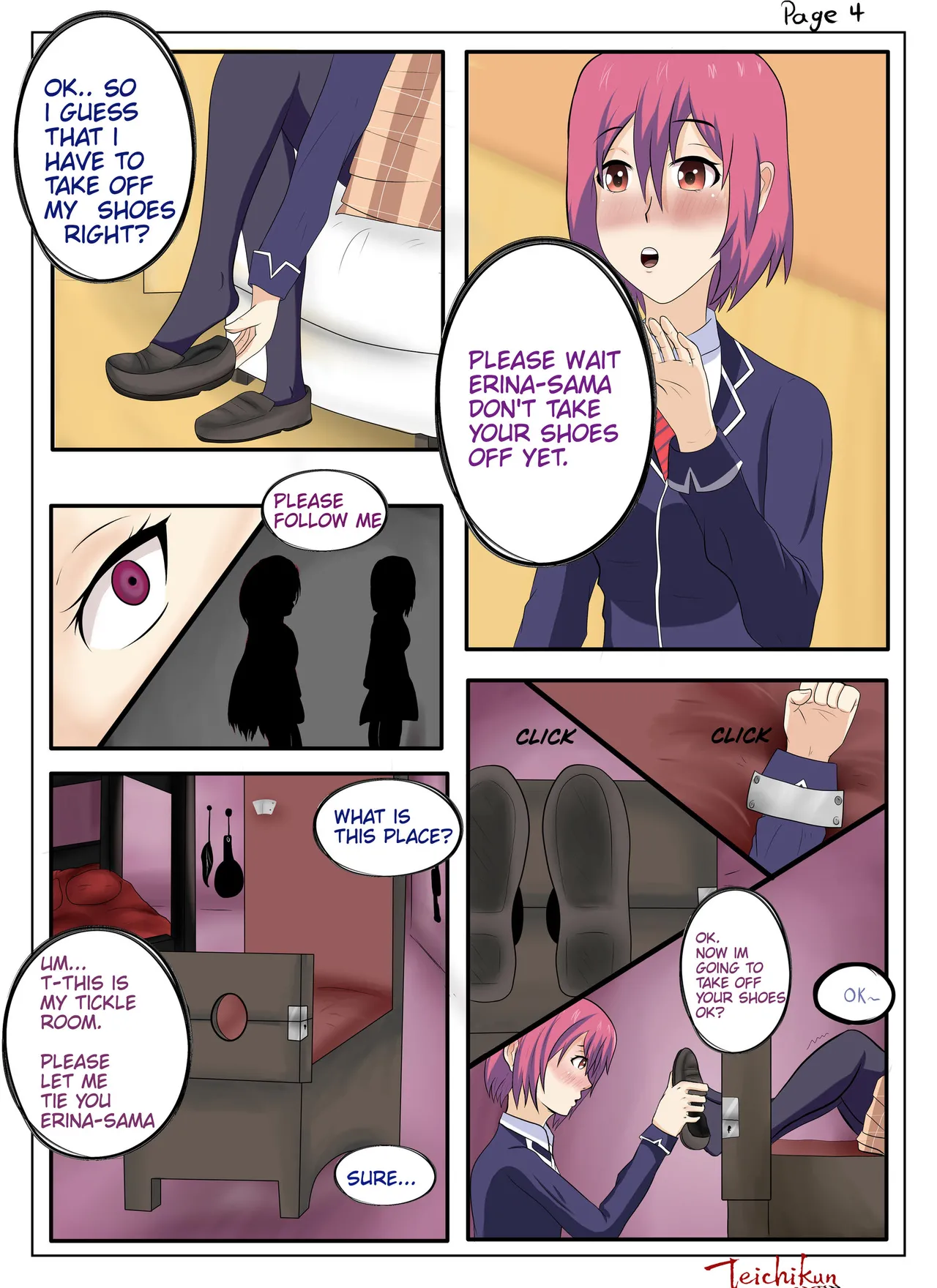 KandenRem - Shougeki no soma Tickle comic page 4 full