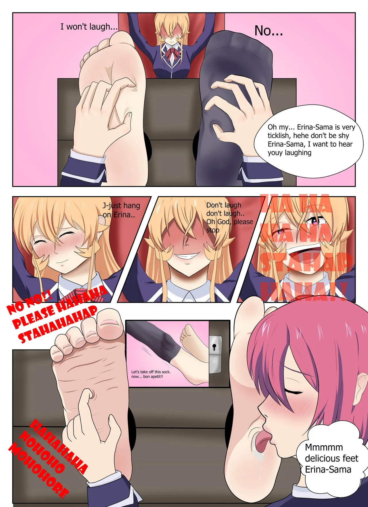KandenRem - Shougeki no soma Tickle comic page 6 full