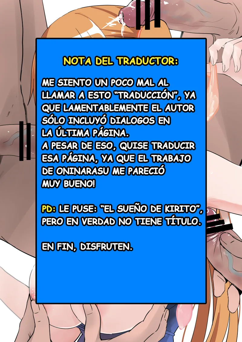 Asuna 0.0 - El sueño de Kirito page 2 full