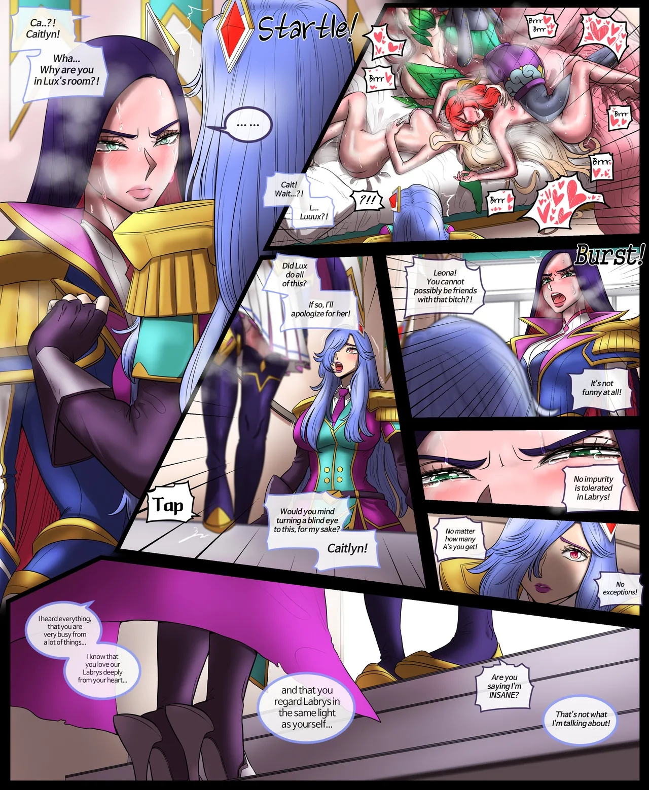 Battle Academia Caitlyn page 10 full