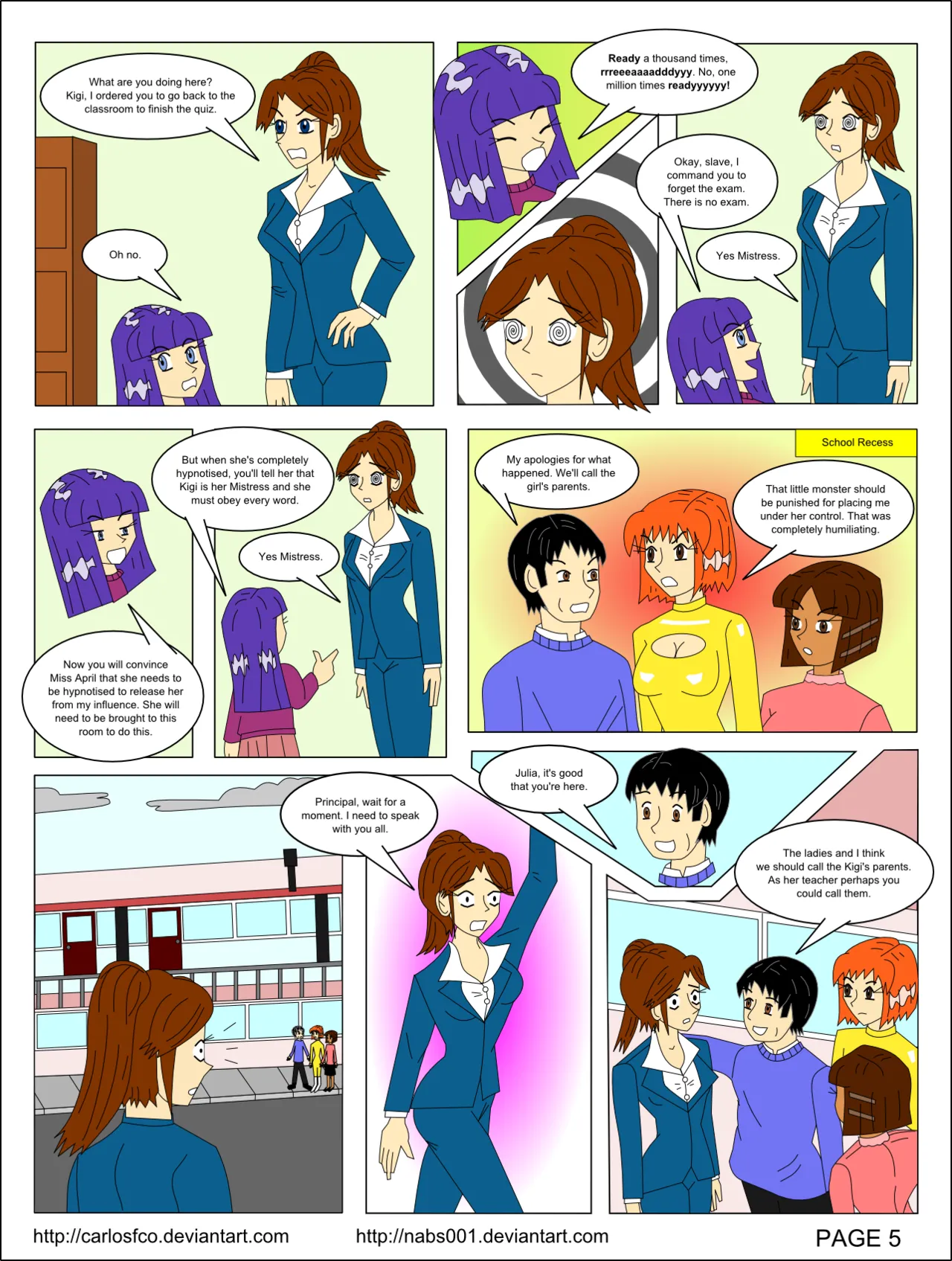 Fembot April 2 Erotic Version page 6 full