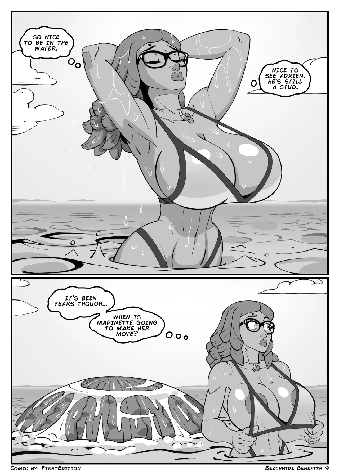 Rena Rouge: Beachside Benefits page 9 full