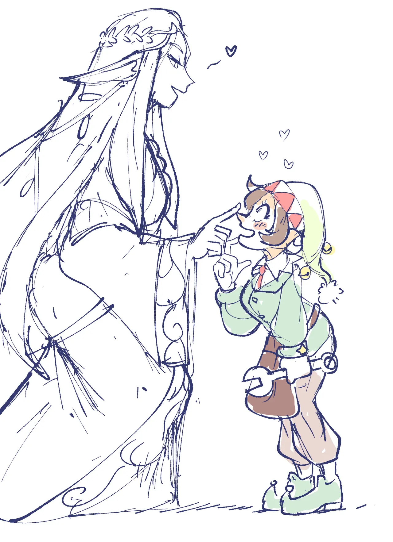 Epic Santa Elf x Fantasy Elf Yuri page 1 full
