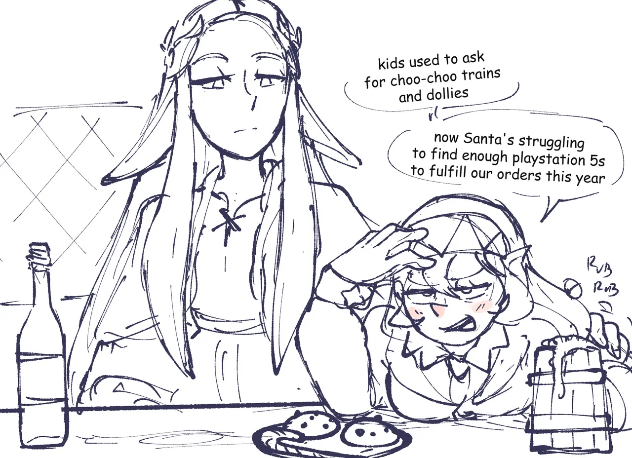 Epic Santa Elf x Fantasy Elf Yuri page 3 full
