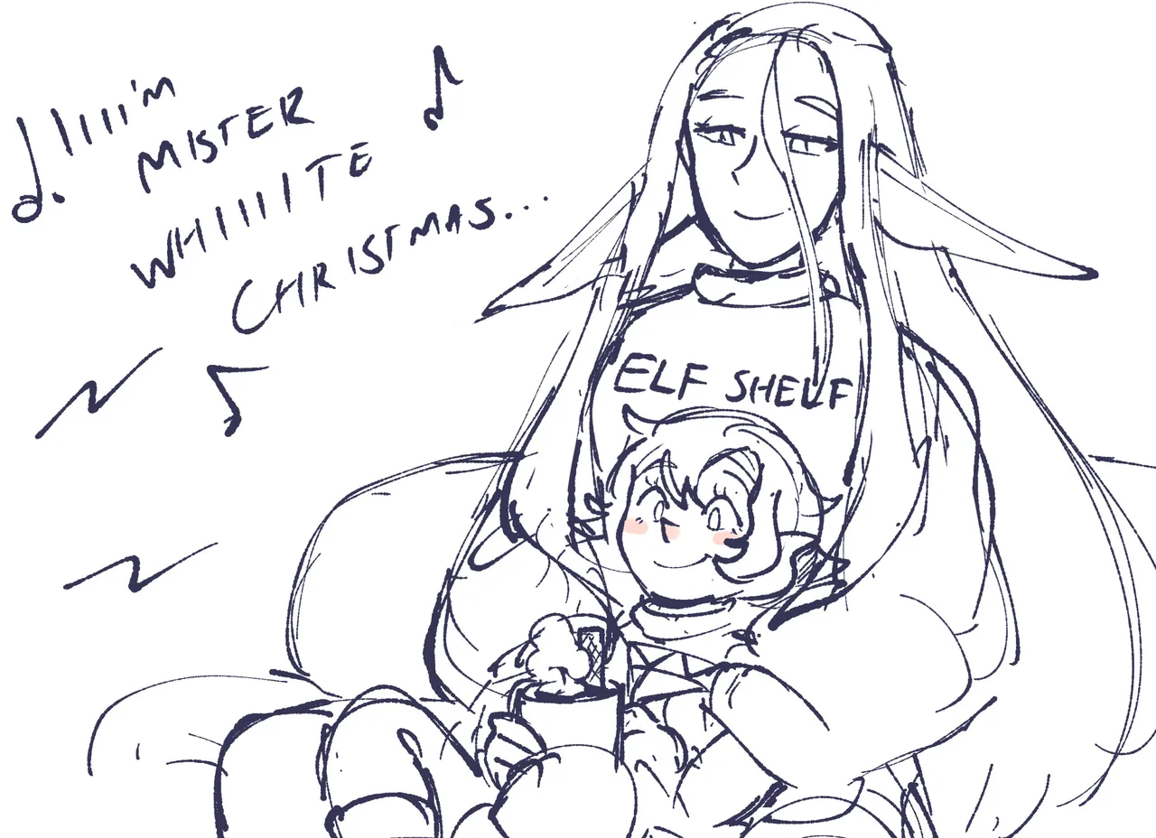 Epic Santa Elf x Fantasy Elf Yuri page 5 full