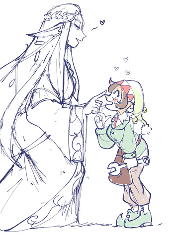 Epic Santa Elf x Fantasy Elf Yuri cover