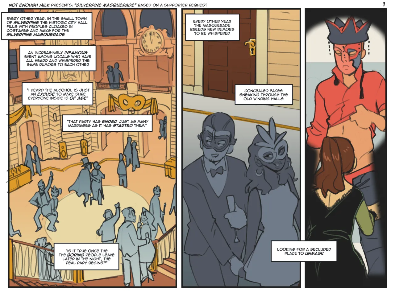 Silverpine Masquerade page 1 full