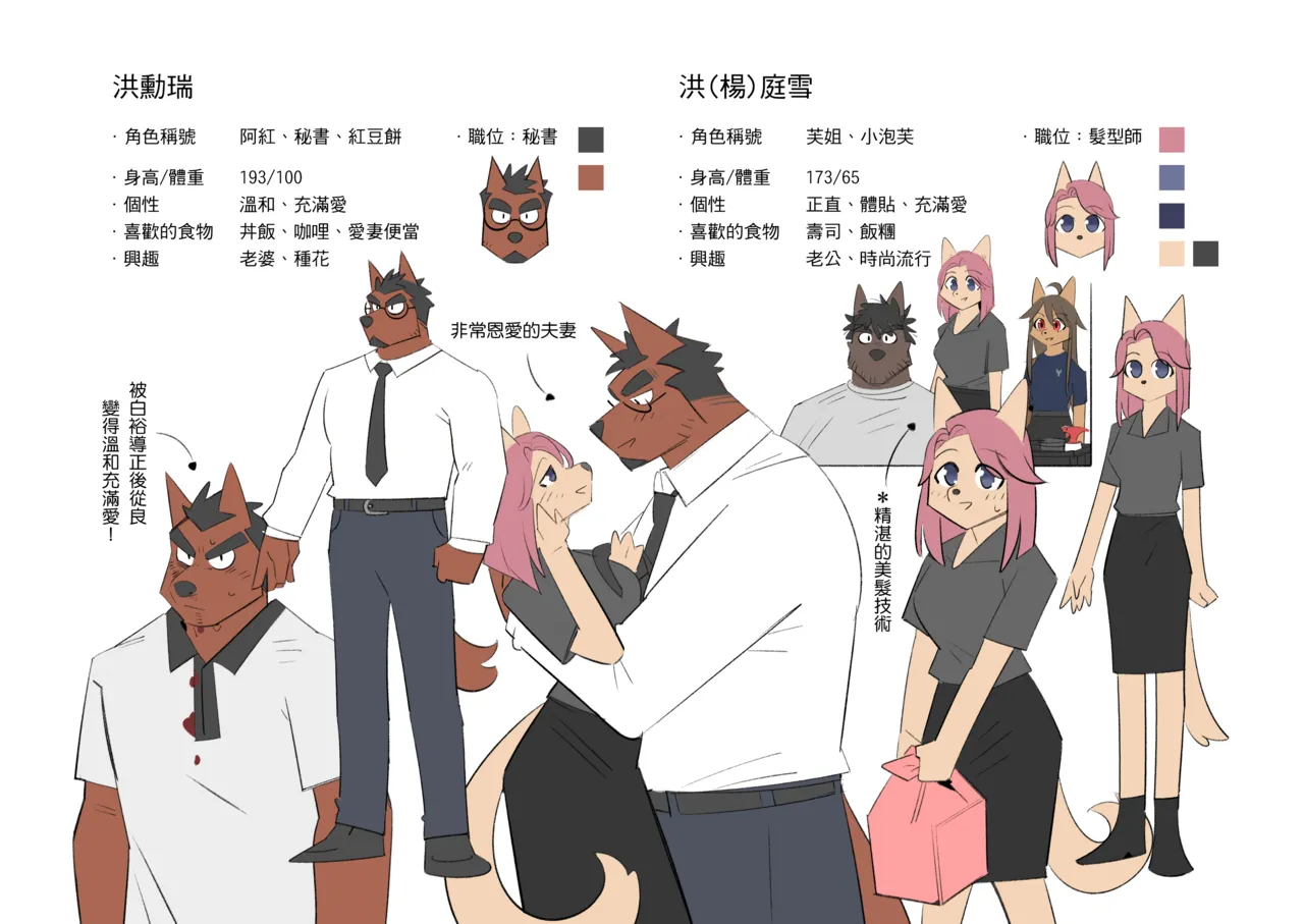 我的室友是鋼鐵直男【美術設定集】 page 10 full