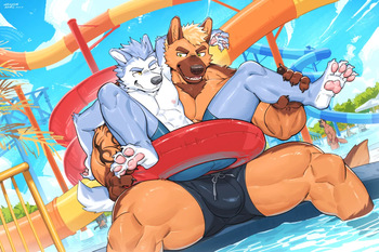 Waterpark cover