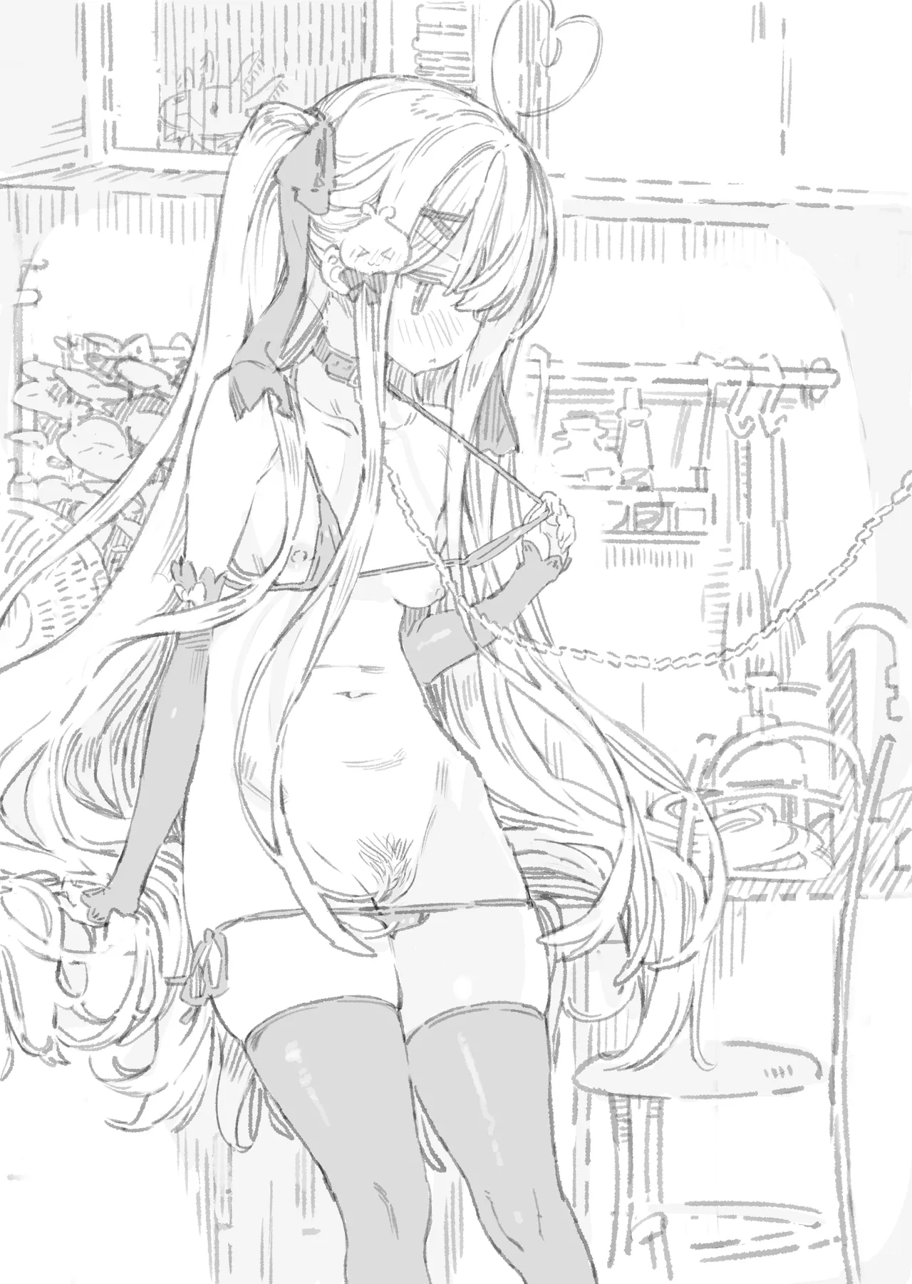 Kanban Musume Shimai no Monochrome Seikatsu page 1 full