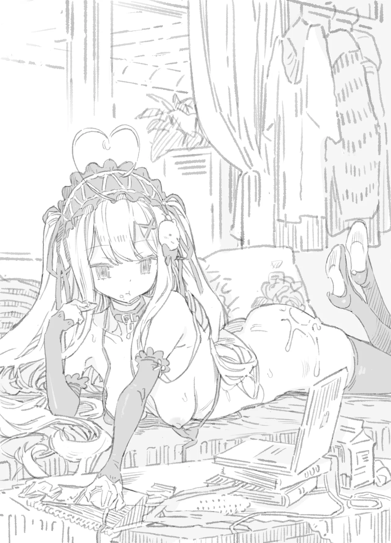 Kanban Musume Shimai no Monochrome Seikatsu page 2 full