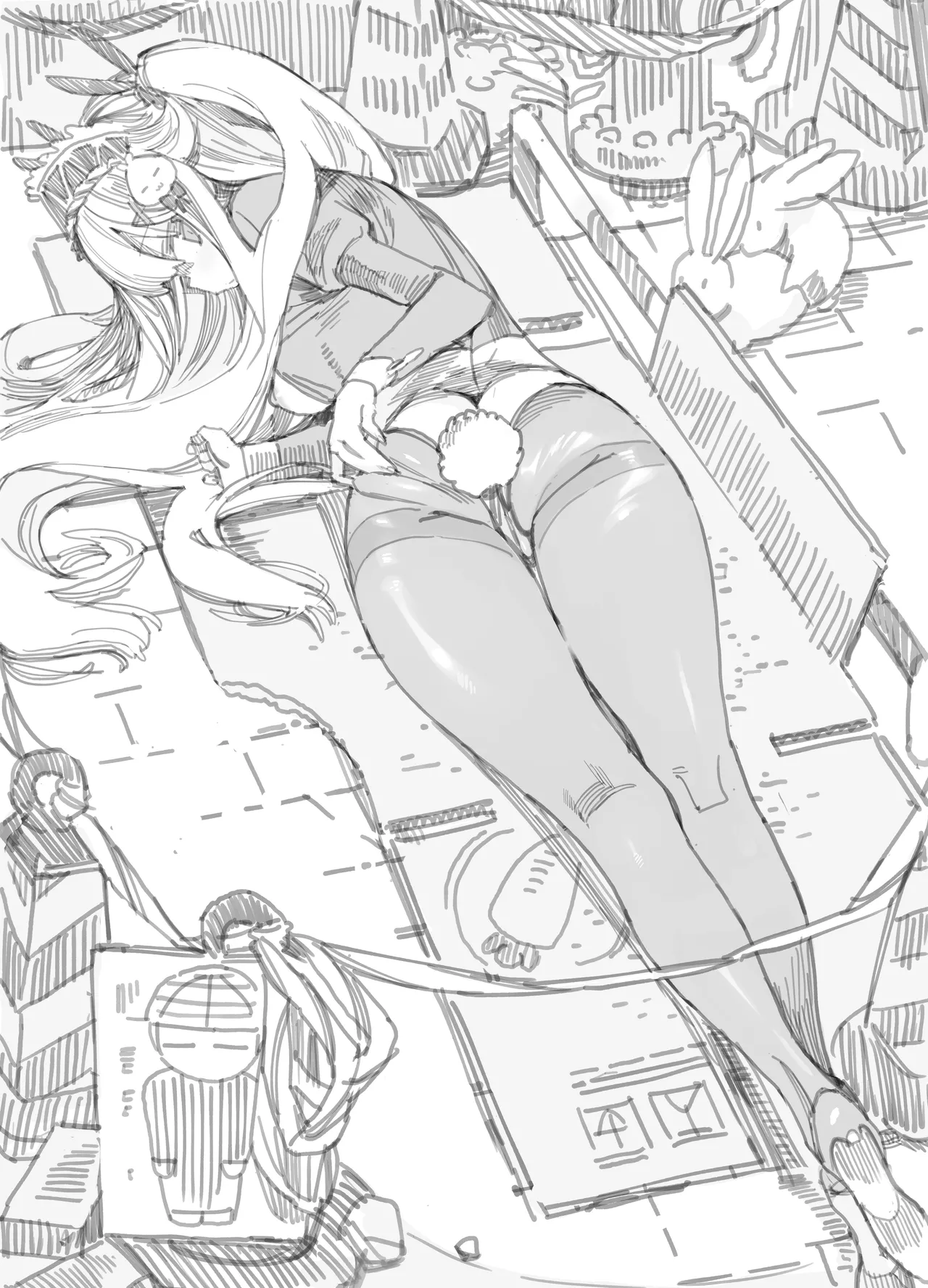 Kanban Musume Shimai no Monochrome Seikatsu page 4 full