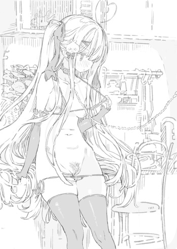 Kanban Musume Shimai no Monochrome Seikatsu cover