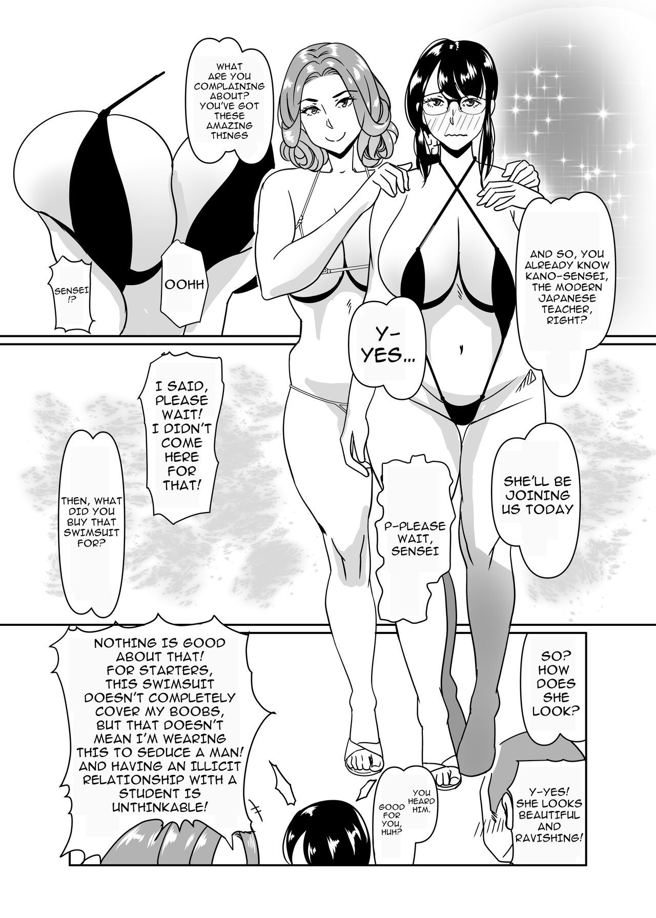 Poolside de Sensei-tachi to Tanoshindemasu 2 | Having Fun With The Teachers By The Poolside 2 page 5 full