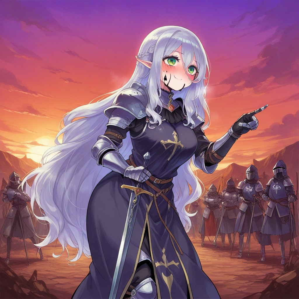 Female-knight Laevigata Körner got defeated in her first fight page 2 full