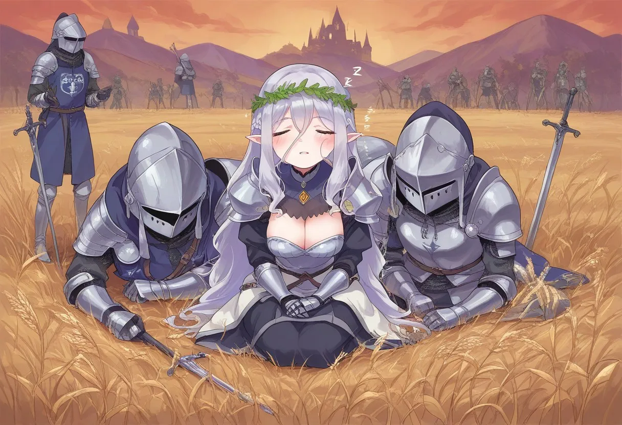 Female-knight Laevigata Körner got defeated in her first fight page 4 full