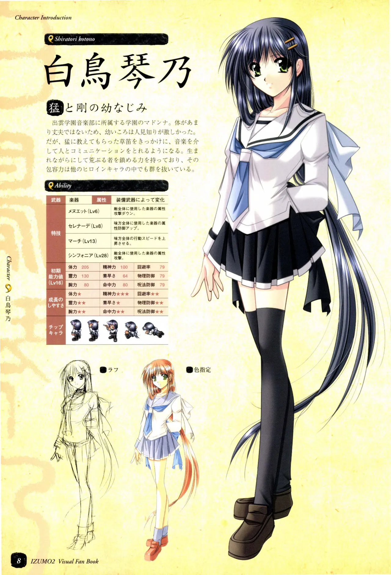 IZUMO 2 Visual Fan Book page 10 full