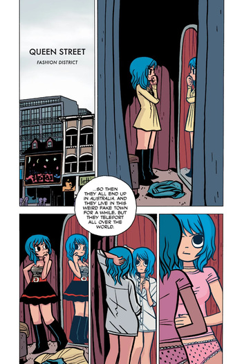 Scott Pilgrim porn: Ramona Flowers X shota cover