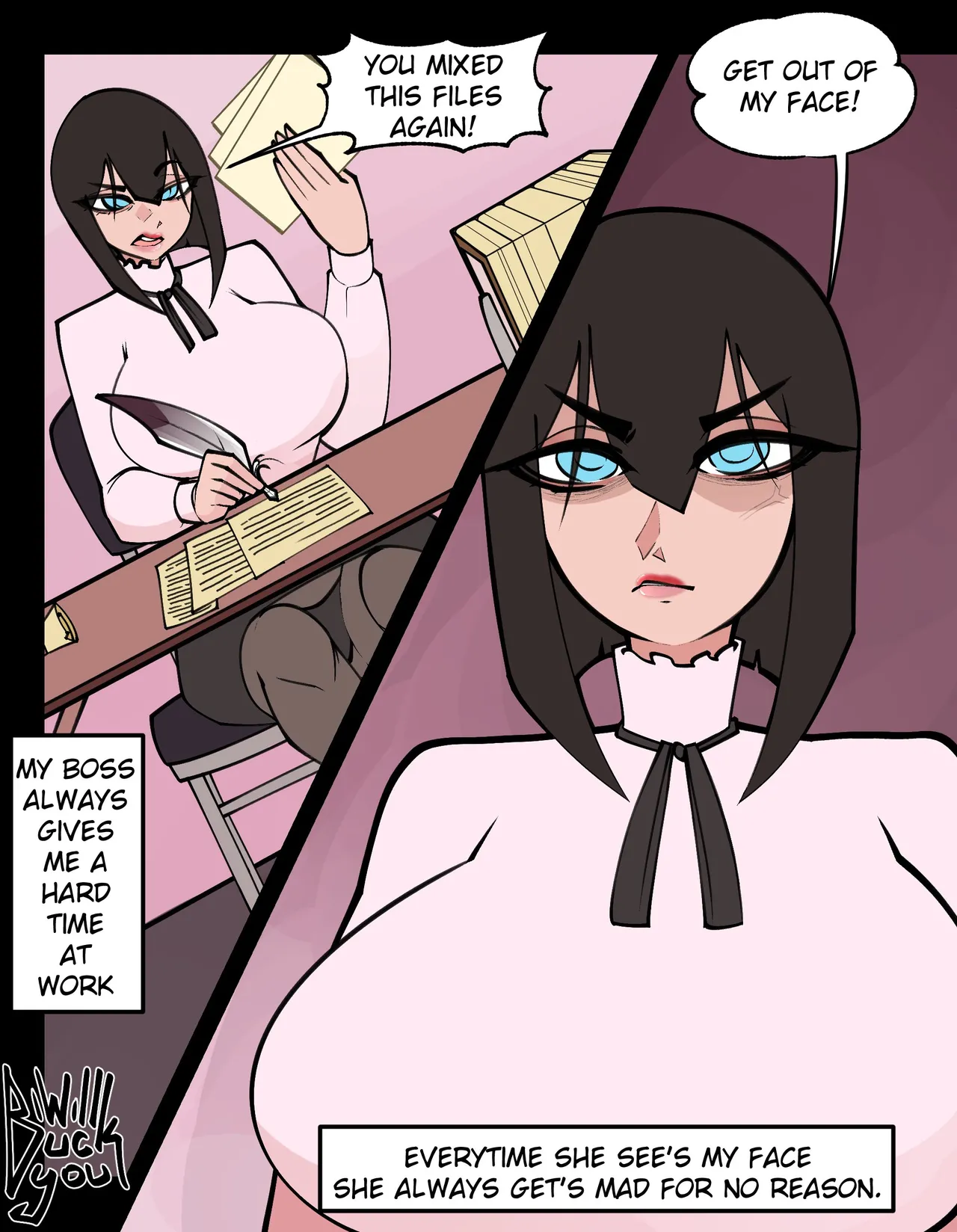 My Boss is a Massive Bitch But She's a Dullahan Nymphomaniac 1+2 page 2 full