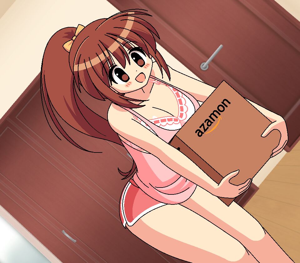 茶髪ポニテ荷物持ち上げ page 10 full