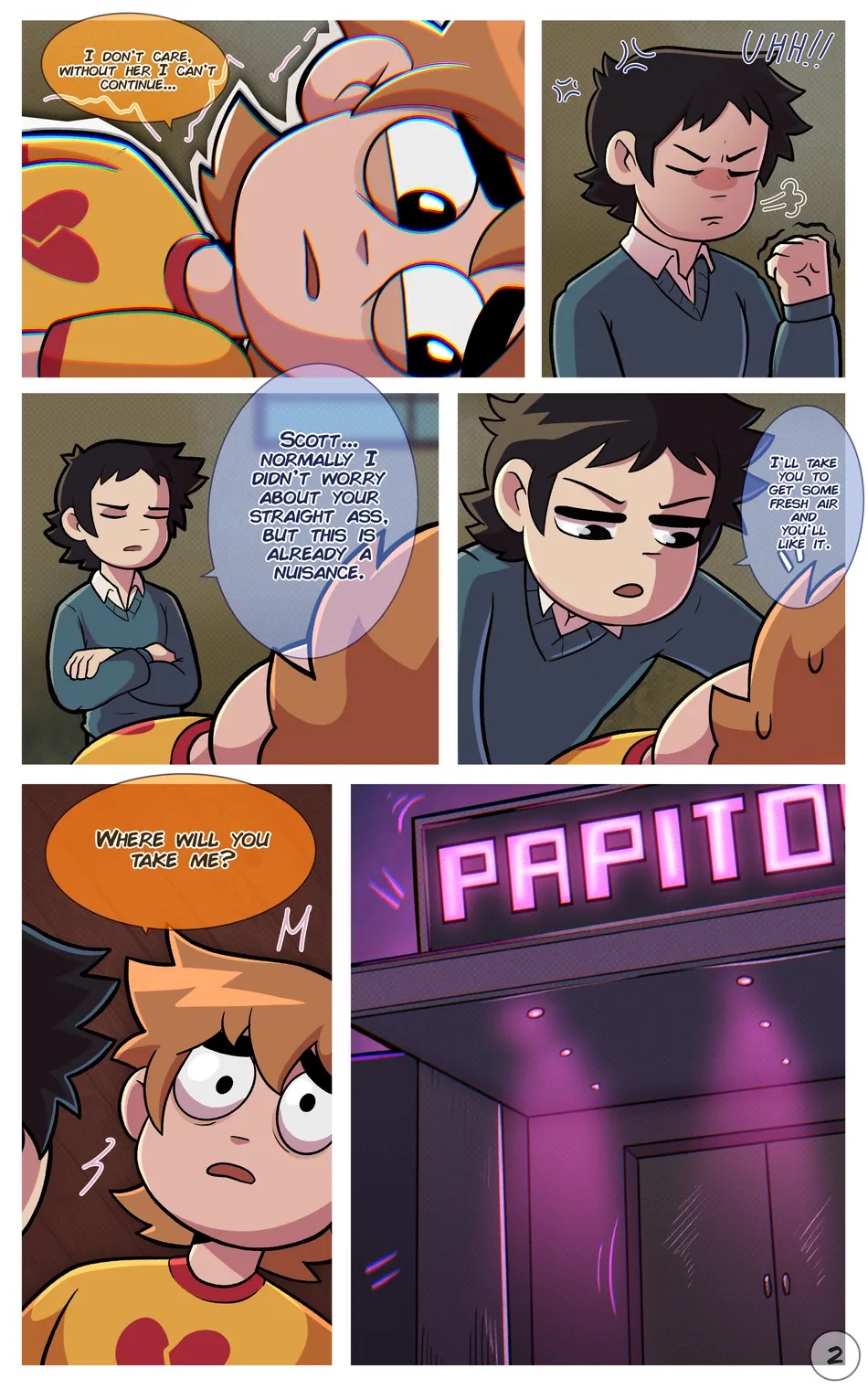 Scott Pilgrim Gay Confusion page 3 full