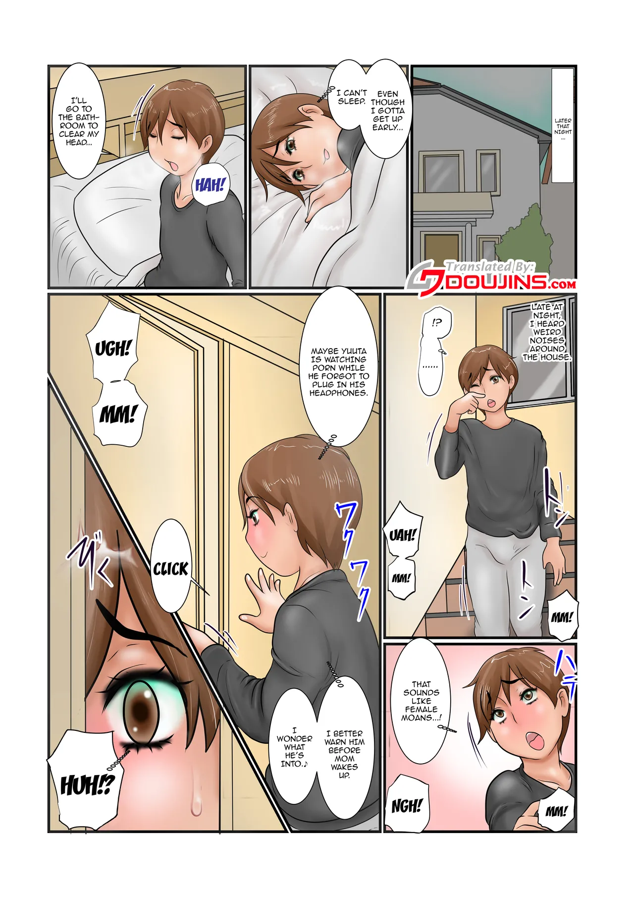Ki ga Tsukuto...Haha ga Gitei no Mesubuta ni!? | By the Time I'd Noticed, My Mother Had Turned into My Younger Half-Brother's Sow! page 6 full