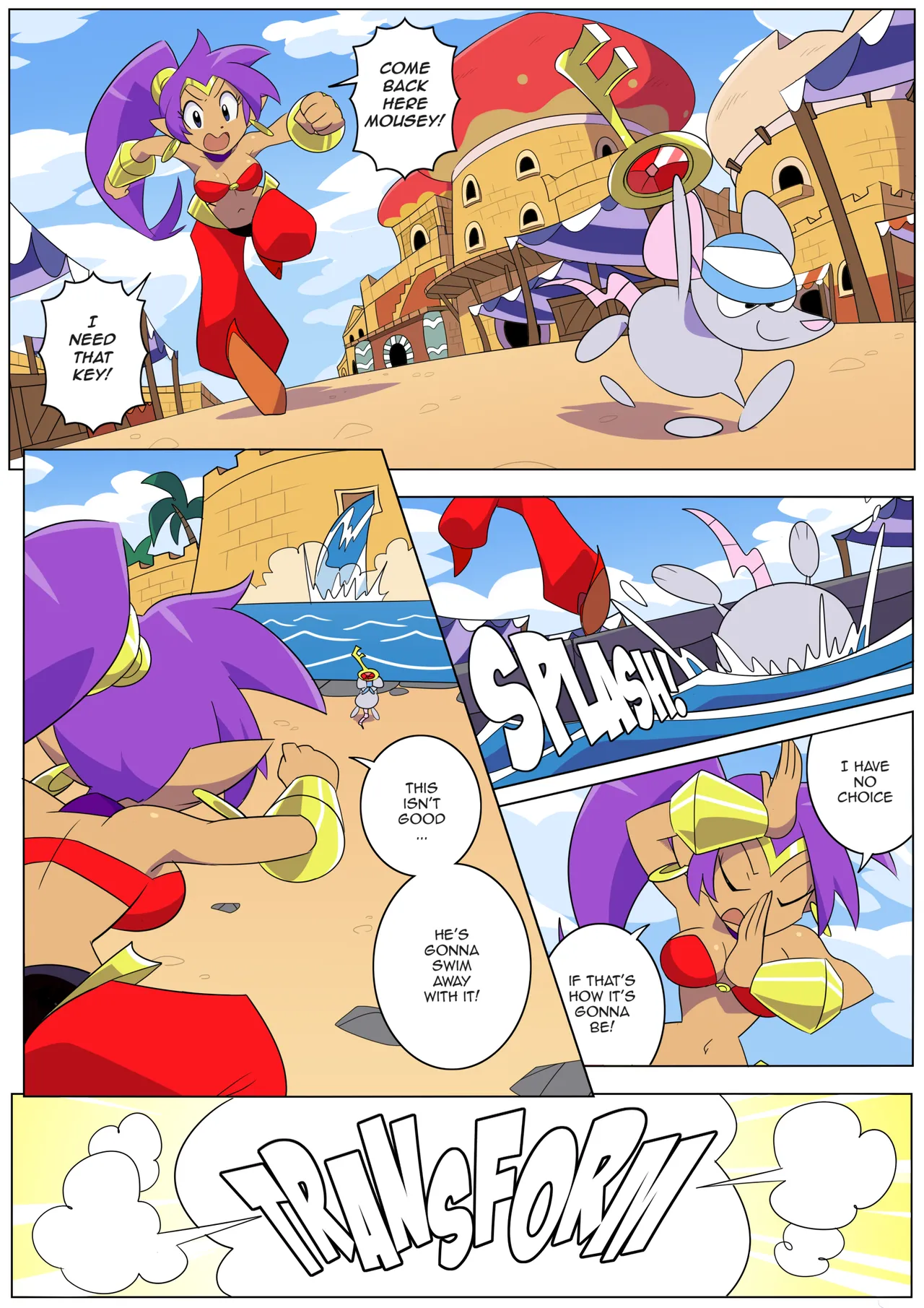 The Thief Inside Shantae page 1 full