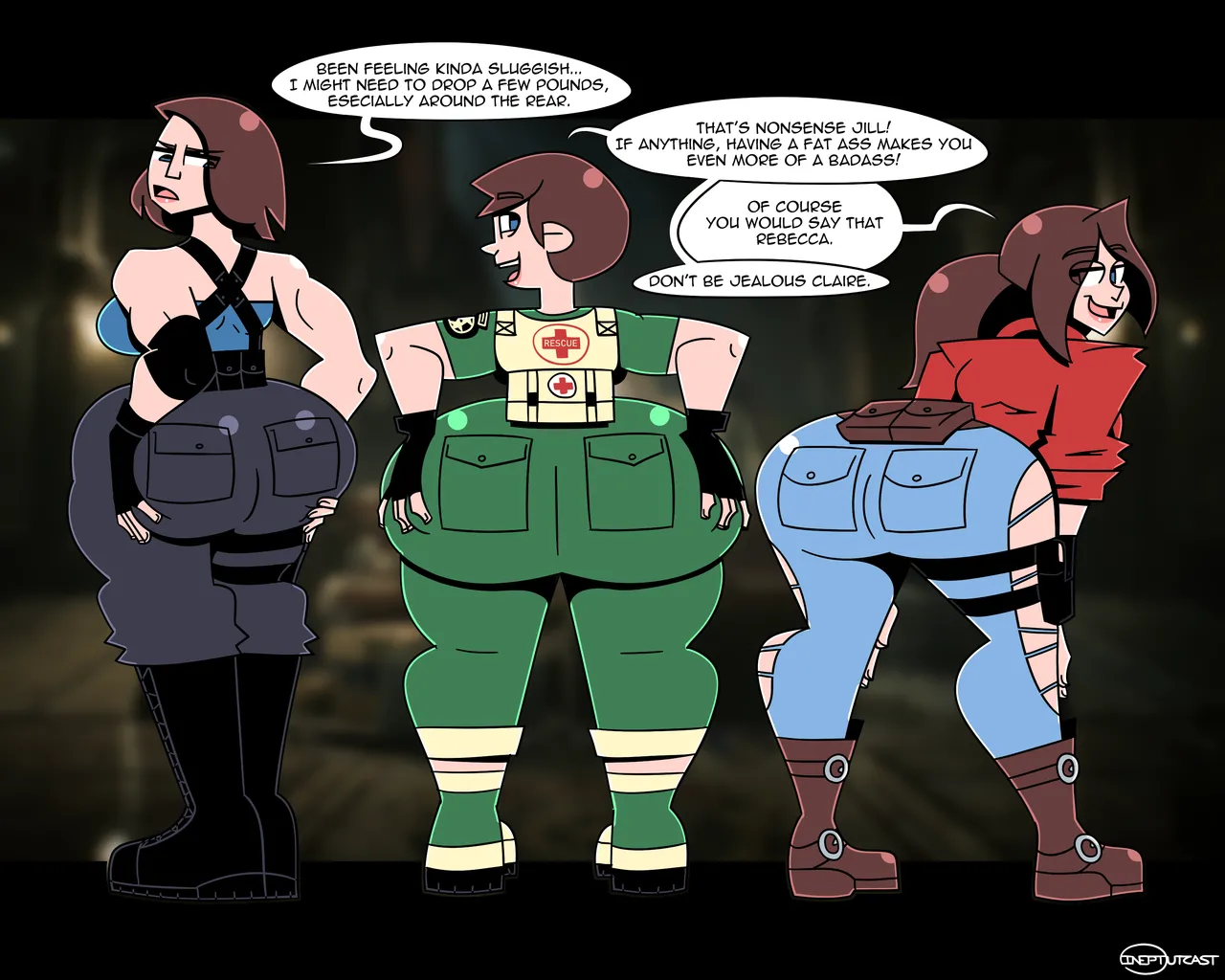 Resident Evil girls page 6 full